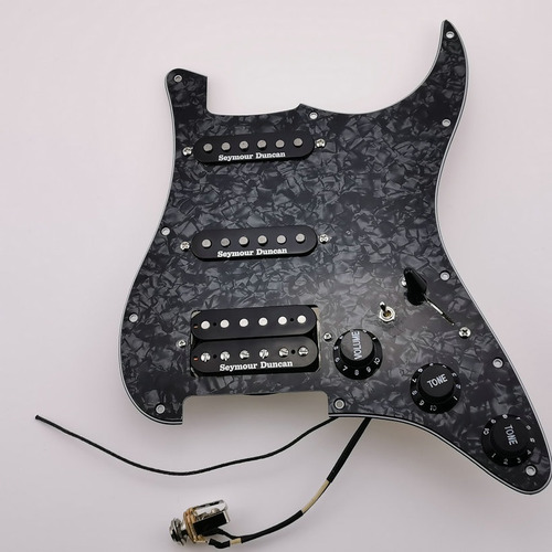 Pastillas De Guitarra Strat Pickguard Precableadas Ssh Ssl1