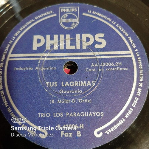 Pasta Trio Los Paraguayos Philips C154