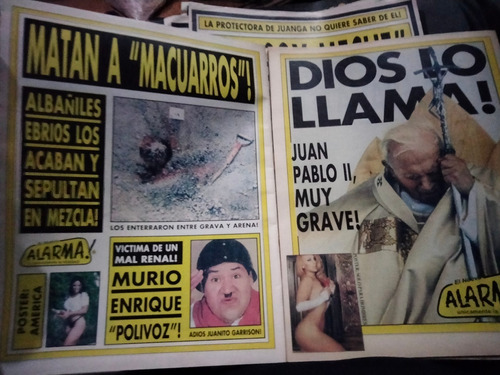 Revista Alarma Muerte De Enrique  Polivoz'  #505-506. 2001