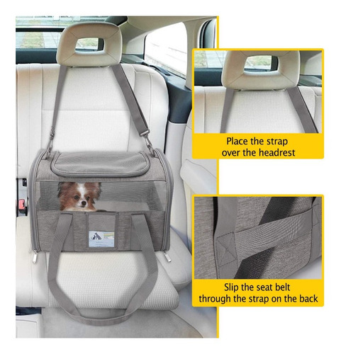 Imagen 6 de 7 de Transportador De Mascotas Para Perros Y Gatos Talla M Avion