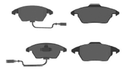 Juego  Balatas Jetta A6 Bicentenario 2.5 Lts 11-19 Delantera