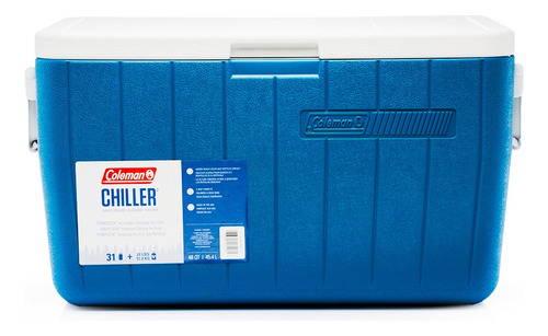 Hielera Azul Petroleo 45.4 Lts /48 Qt Coleman