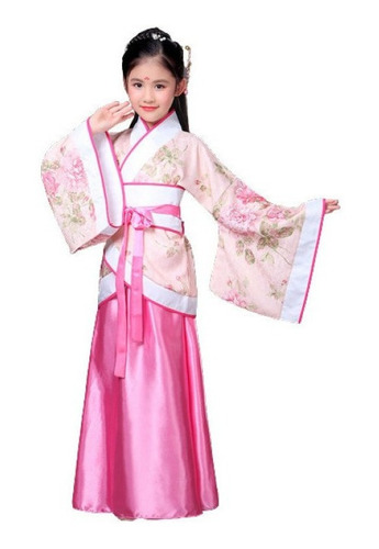 Vestido Tradicional Chino Antiguo Hanfu Para Niñas