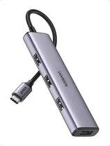 Comprar Adaptador Hub Ugreen Usb C - 4 X Usb A 3.0, Multipuerto