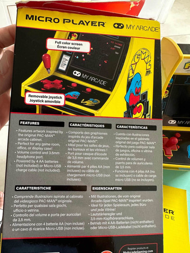 Imagen 3 de 6 de My Arcade Pac-man Mini Arcade Machine. Como Nueva