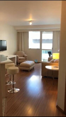 Imagem 1 de 19 de Flat Com 1 Dormitório Para Alugar, 60 M² Por R$ 3.500,00/mês - Alphaville - Barueri/sp - Fl0040