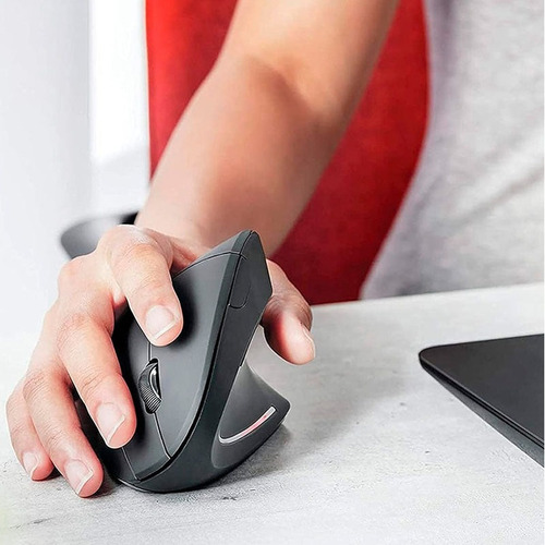Mouse Vertical Inalambrico Bluetooth Ergonomico Amigable Muñ