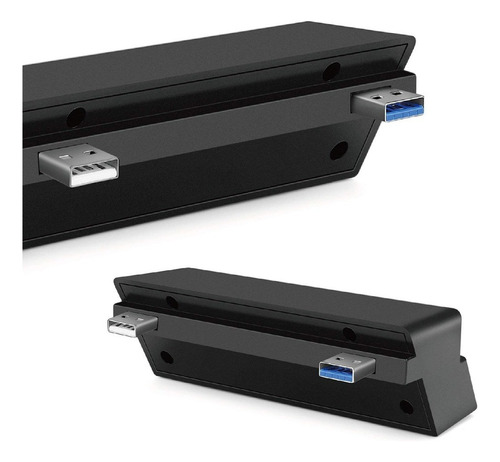 Ps4 Slim Puertos Extra Usb Para Playstation 4 Slim Color Negro