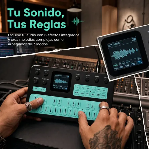 M-vave Fm-1 Sintetizador De Frequência Modulada 128 Presets