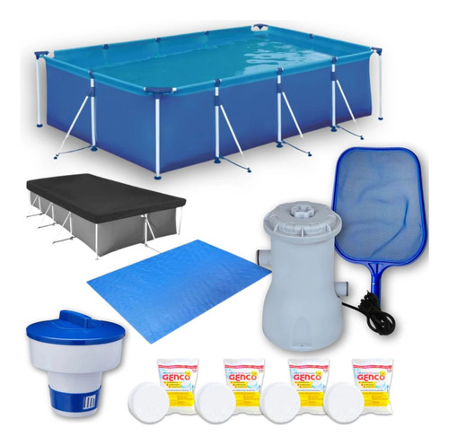 Piscina 5000l+ Capa, Forro+ Filtro 220v+ Flutuador + Peneira