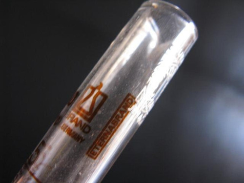 Meonli: Laboratorio Probeta 5ml Germany Cristal (Usado)