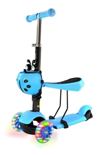 Monopatín diablo de pie HC Life Scooter  azul para niños