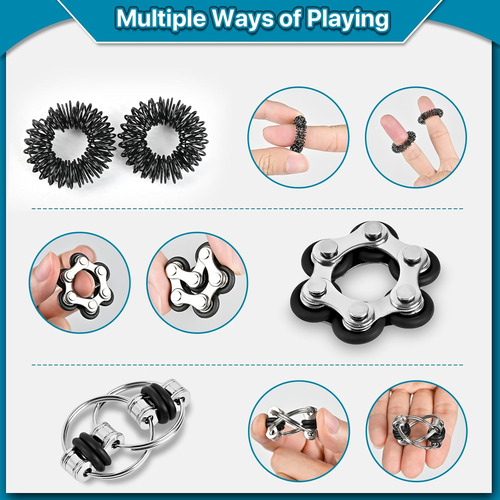 Fidget Toys Adultos Pack 6 Piezas, Edc Fidgeting Game Para N