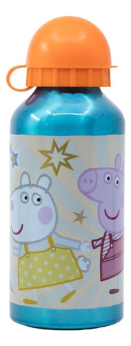 Botella 400ml aluminium Peppa pig