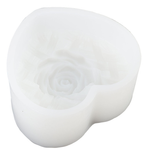 Fabricação De Velas Com Padrão De Silicone, Rosa Em Forma De