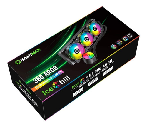 Cfx Ventilador Gamemax Ice Chill 360-rainbow