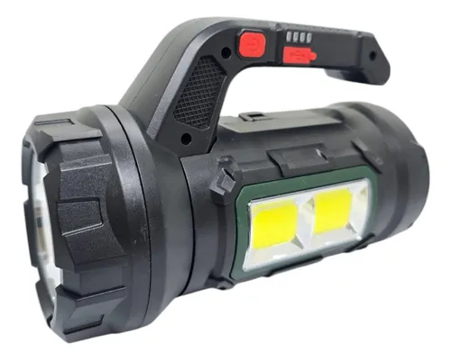 comprar Linterna Reflector De Mano Con Herramientas Recargable Linterna Negro Luz Blanco