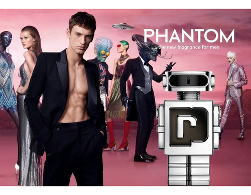 Refil Paco Rabanne Phantom Tradicional Eau De Toilette 200ml Lacrado Com Selo Adipec
