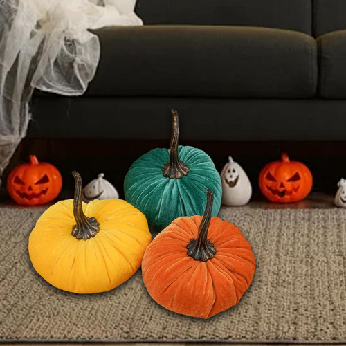 3 Calabazas De Terciopelo, Calabazas De Acción De Estilo D