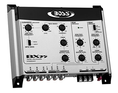 Boss Audio Systems Bx35 - Crossover Electrónico Para Coche, 