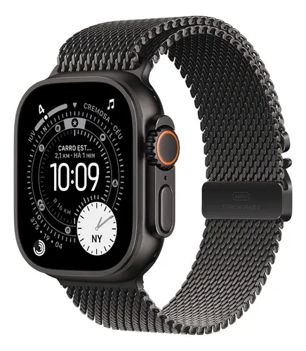 Apple Watch Ultra 3 GPS + Cellular • Caixa preta de titânio – 49