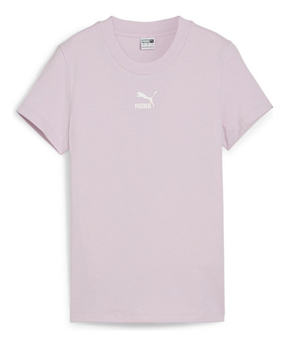 Polera Puma Classics Slim Tee Rosado Mujer