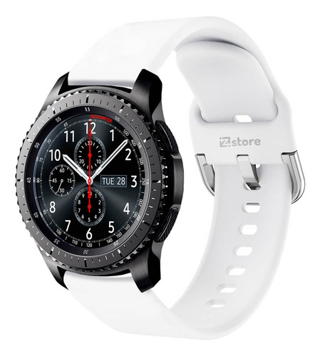 Correa Compatible Samsung Gear S3 Clasico Blanco Hebilla 22m