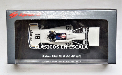 Surtees Ts19 1976 #19 Alan Jones British Gp - F1 Spark 1/43