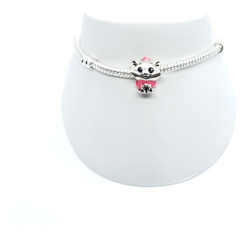 Pulsera De Gatita Charm+estuche Ar8