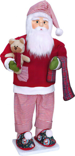 Boneco Natal Noel Dorminhoco 90cm Decoração Hotel Pousada Sem