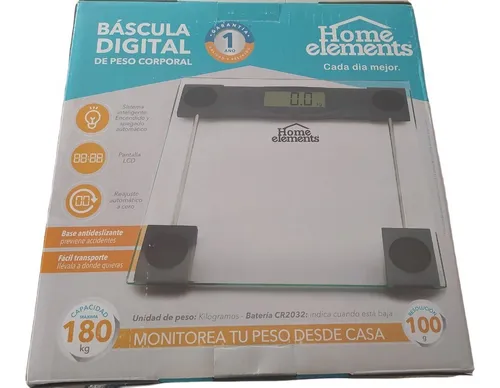 Bascula De Peso Corporal 180kg Home Elements 299896747