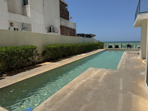 Departamento En Renta Frente A Playa En San Benito, Yucatán