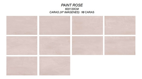 Eu Porcelanato Paint Rose Mate Rosado Rect 60x120