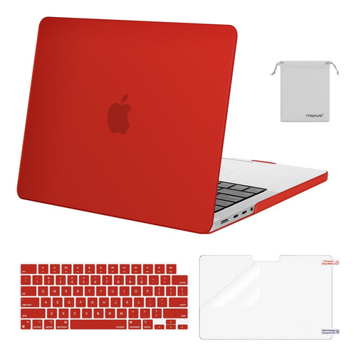 Funda Mosiso Para Macbook Pro 14 M1 Pro/max +c/tec Reds