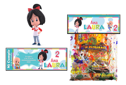 Kit Imprimible Cleo Y Cuquin Candy Bar 100% Editable + 2x1