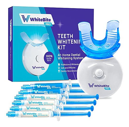 Kit De Blanqueamiento De Dientes Whitebite Pro Con Luz Led P