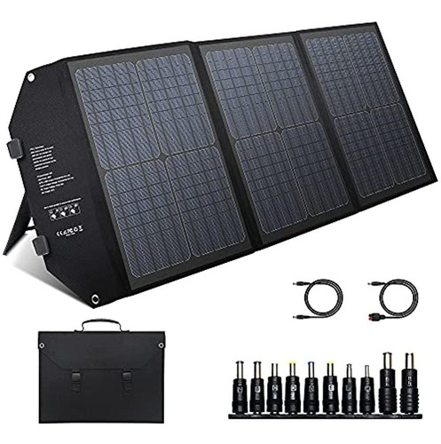 Paneles Solares Portátiles De 60 W, Cargador De Panel Solar