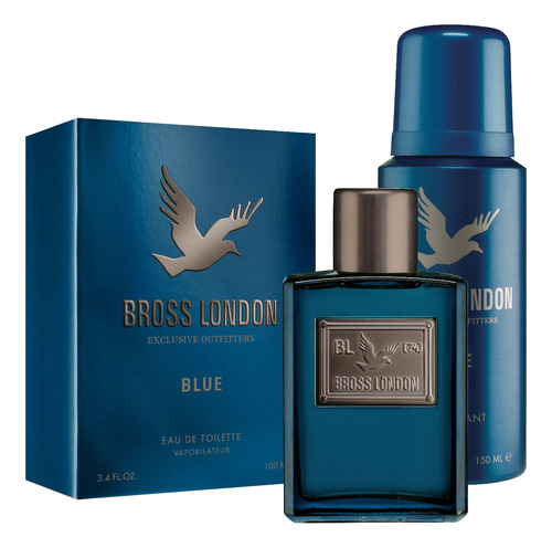 Perfume Hombre Bross London Blue Edt 100ml + Desodorante