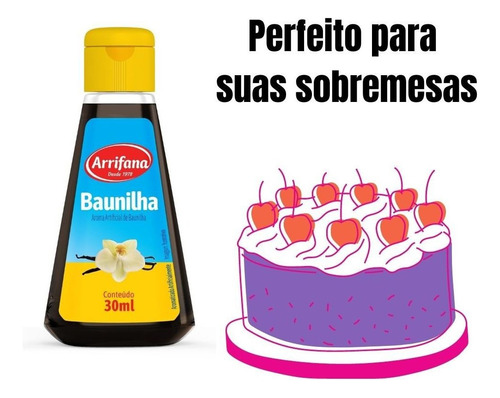 Aroma Artificial Baunilha Arrifana 30g