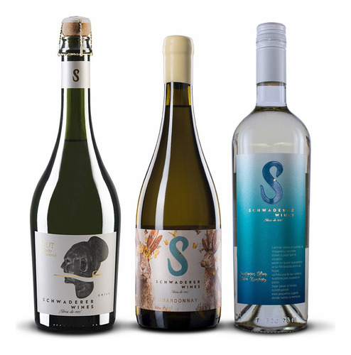 Pack X 3 Espum Semillón & Sauv Blanc & Chardonnay Schwaderer