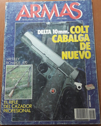 Revista Armas N°87   Agosto De 1989