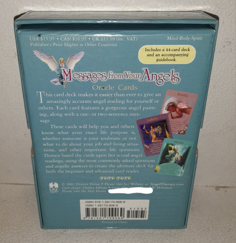 Messages From Your Angels Oracle Cards Doreen Virtue Oraculo (Usado)