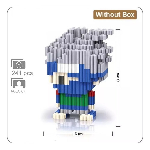 Armable Naruto Sasuke Kakashi Mini Blocks Coleccion