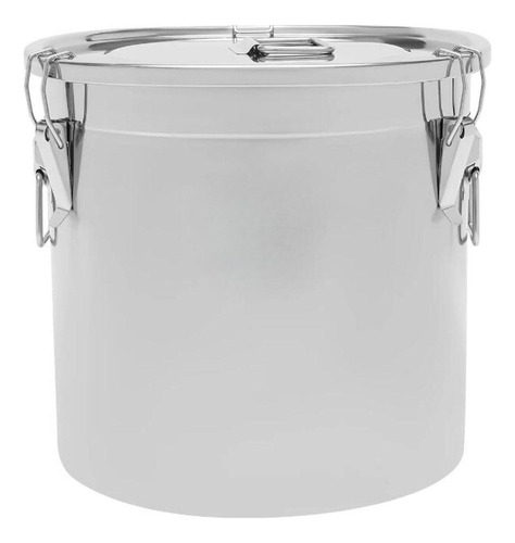 L Cubo De Acero Inoxidable, Contenedor De Granos De 6 L