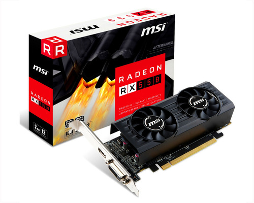 Placa de video AMD MSI  Radeon RX 500 Series RX 550 RADEON RX 550 2GT LP OC OC Edition 2GB