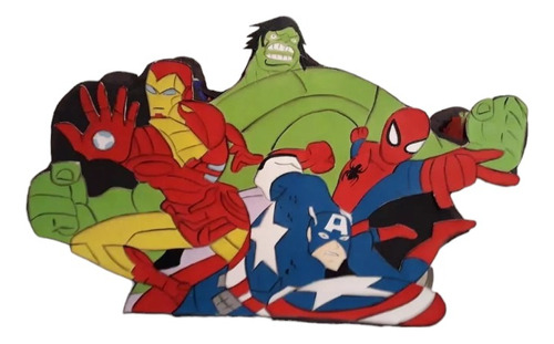 Piñata Avengers Superheroes Vengadores 