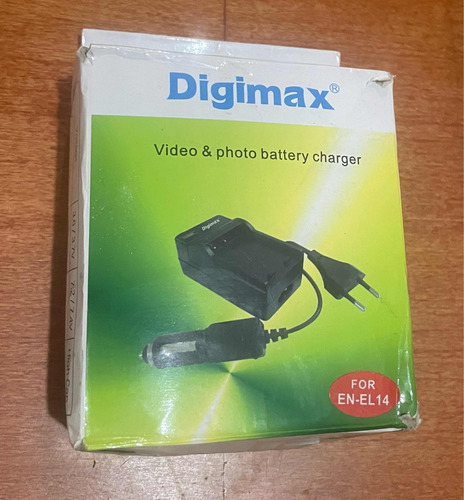 Cargador De Bateria De Cámaras Nikon Marca Digimax En-el 14