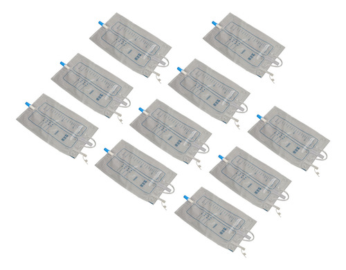 Bolsa Reutilizable De Drenaje De Orina De 1000 Ml 10 Pcs