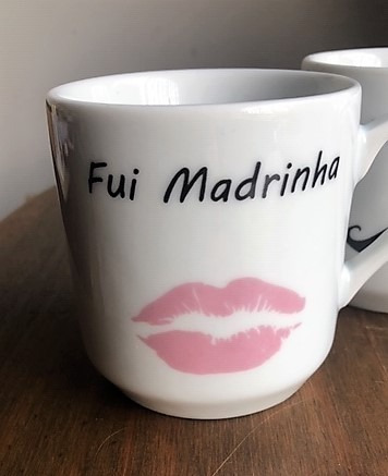 Kit 20 Canecas Padrinho E Madrinha Casamento