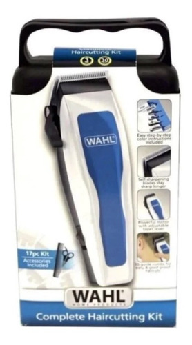Cortadora Wahl 17 Psc Maletin Kit Cabello Maquina Cortar